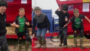 WATCH: Mayo kids make the most of the mud at Ploughing 2023