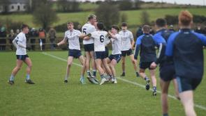 Scenes of wild delight as final kick sends Rice into the semi-final