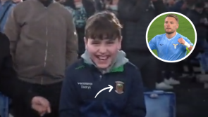 Mayo GAA top pops up on television during Lazio's Champions League win over Bayern Munich