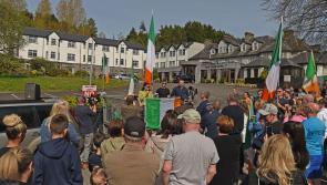 Ballina protesters say ‘enough is enough’ as hundreds attend demonstration against housing of asylum seekers