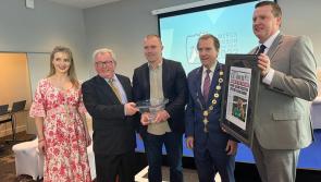 Keith Earls fights back tears as he accepts Lifetime Achievement Award