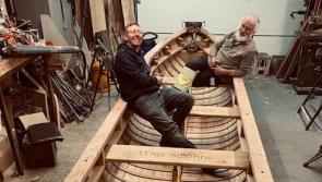 Mayo man in Kilkenny helps built Achill currach for charities