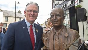 Joy by the Deel as sculpture of Dr Mick Loftus unveiled