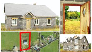 PICTURES: DIYer's delight as half-finished bargain bungalow hits the market in Mayo
