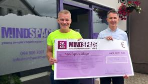 Mindspace Mayo benefits from Swinford man’s fundraising challenges