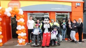 Mayo star officially opens new Enable Ireland store in Castlebar