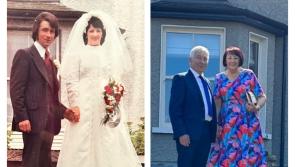 Mayo couple recreate photo to mark 50th wedding anniversary