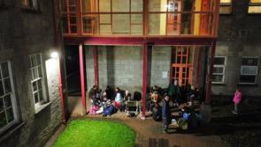 ATU Mayo students sleep out for Focus Ireland