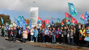 Workers demonstrate outside Mayo University Hospital as services ‘falling to the ground’