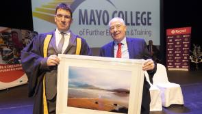 Ring joins graduates from Mayo College of FET for graduation ceremony