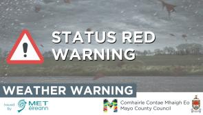 Mayo motorists urged to avoid travel during storm amid Status Red weather alert
