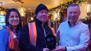 Two long serving staff members at popular Mayo pubs receive presentations