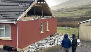 'The worst nightmare'- couple wake up to find the wall above their bedroom collapsed during Storm &Eacute;owyn
