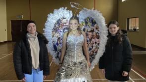 Mayo students create Junk Kouture entry from Mayo News newspapers 