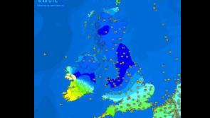 Weather forecast warns of 'very heavy falls of rain' with a chance of hail or sleet