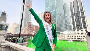 Westport native Ashling Heneghan flies the Mayo flag in America for St Patrick’s Day 