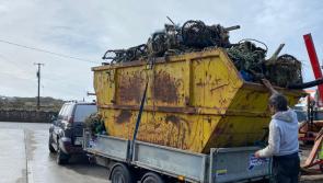 Skip full of litter removed at Mayo beach by volunteers