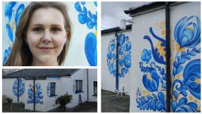 Mayo house decorated with stunning Ukrainian paintings