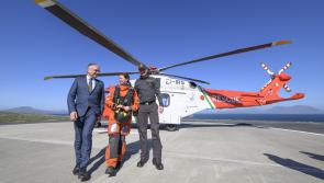 Minister sails to Mayo island to officially open island helipad 