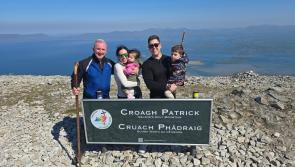 First girl baptised on top of famous Mayo mountain