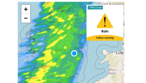 Met Eireann:  STATUS YELLOW warnings issued for Mayo amid risk of flooding