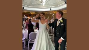 SOUND ON: Mayo wedding couple deliver legendary entrance 