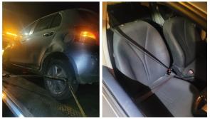 SEIZED: An Garda Siochána Mayo were alerted to a car for the wrong reasons