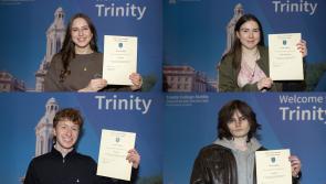 Nine Mayo students receive entrance awards from Trinity College Dublin 