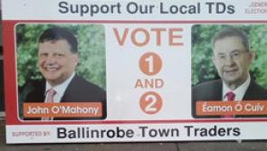 Ballinrobe Town Traders back O’Mahony and Ó Cuív 