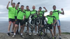 Fundraisers cycle the length of Ireland in under 24 hours
