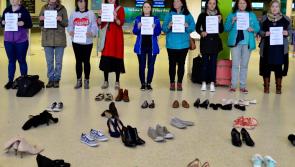 Together4Yes groups demonstrate at Knock airport 