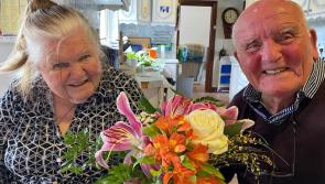 Sun shines on Crossmolina’s blue sapphire couple