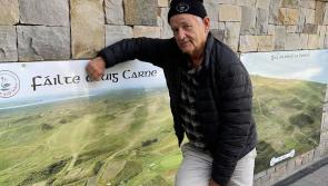 Star Bill Murray amazed by spectacular Erris course