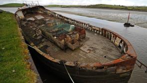 Rotting wreck ‘Charisma’ removed from Westport’s Quay