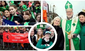 PICTURES: Big turnout at Claremorris St Patrick's Day Parade