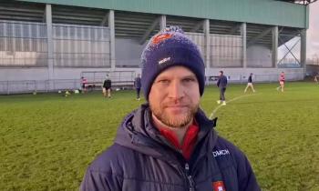 WATCH: St Muredach's manager David McHale reacts to Flanagan Cup win