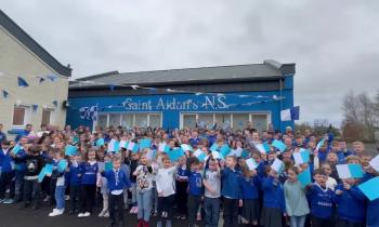 Up Kiltimagh! St Aidan's pupils send lovely message of support ahead of Connacht semi-final 