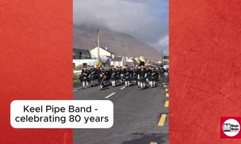 WATCH: St Patrick's Day Parade by Mayo pipe bands on Achill Island