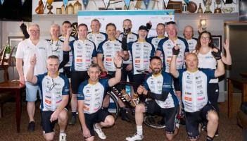 Large amount of money raised as group of cyclists travel over 700km