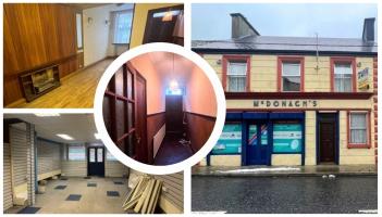 Doer-upper: Former Mayo pub for sale at €150k in prime location