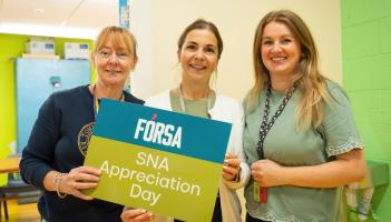 Fórsa recognises SNA Appreciation Day as two Mayo schools are amongst the winners