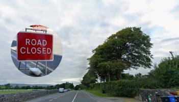 Emergency services at scene of Mayo road traffic collision
