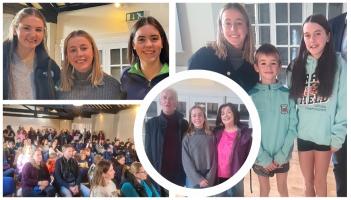 Irish record holder athlete visits Mayo friends and family