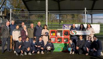 Free sports equipment lockers launched in East Mayo town