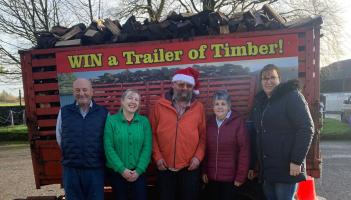 Local vet wins trailer of timber in South Mayo annual raffle