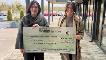 Significant funds raised for Mayo Roscommon Hospice in memory of Meabh Feerick