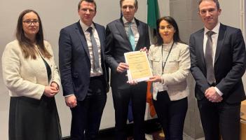 Councillor Alma Gallagher brings Ballyhaunis concerns to Leinster House 