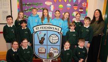 Students lead the way in designing new crest for Mayo National School