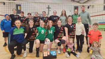 Mayo Ladies Volleyball Club celebrate comprehensive league victory