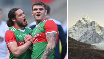Mayo star announces partnership months out from climbing Everest